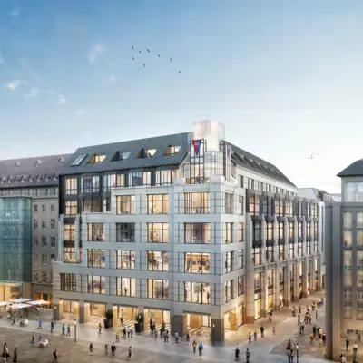 HENRI Hotel Leipzig Die Außenansicht vom zukünftigen HENRI Hotel Leipzig.